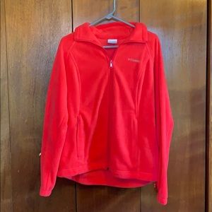 Bright pink Columbia jacket